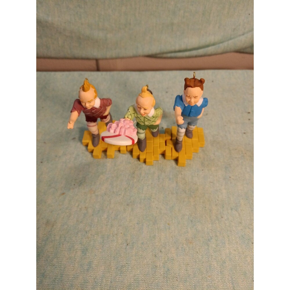 The Lollipop Kids Guild 1998 Hallmark Ornament The Wizard of Oz - Set of 3